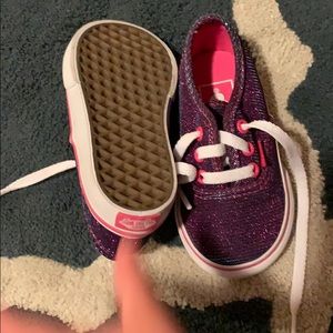 Vans Shoes - vans sneakers pink and blue glitter Vans Shoes - vans sneakers pink and blue glitter